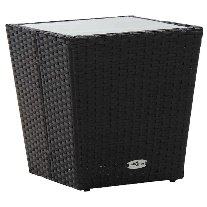 Have Bistro Sæt 3 pcs Sort Poly rattan