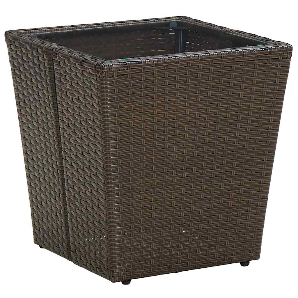 Have Bistro Sæt 3 pcs Brun Poly rattan