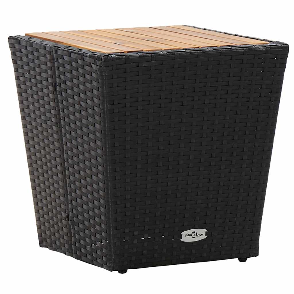 Have Bistro Sæt 3 pcs Sort Poly rattan