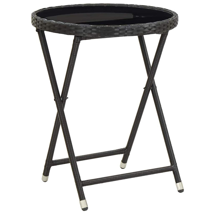 Have Bistro Sæt 3 pcs Sort Poly rattan
