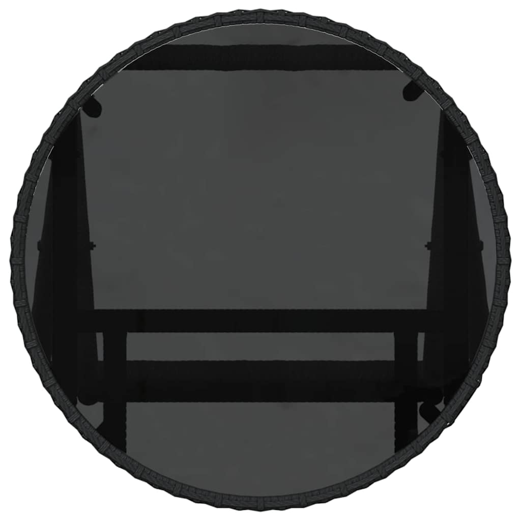 Have Bistro Sæt 3 pcs Sort Poly rattan