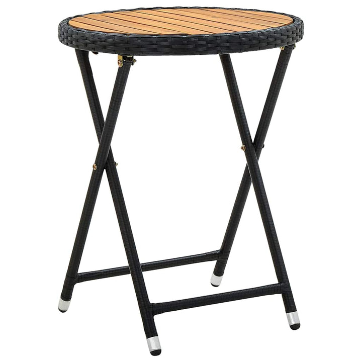 Have Bistro Sæt 3 pcs Sort Poly rattan