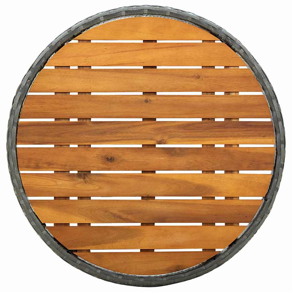 Have Bistro Sæt 3 pcs Grå Poly rattan