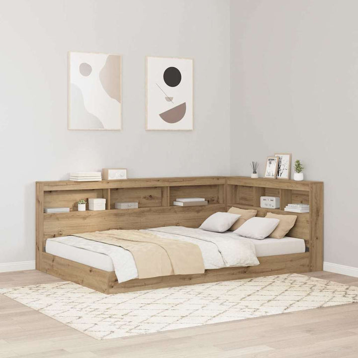 Opbevaringshovedgavl artisan eg 120 cm Konstrueret træ