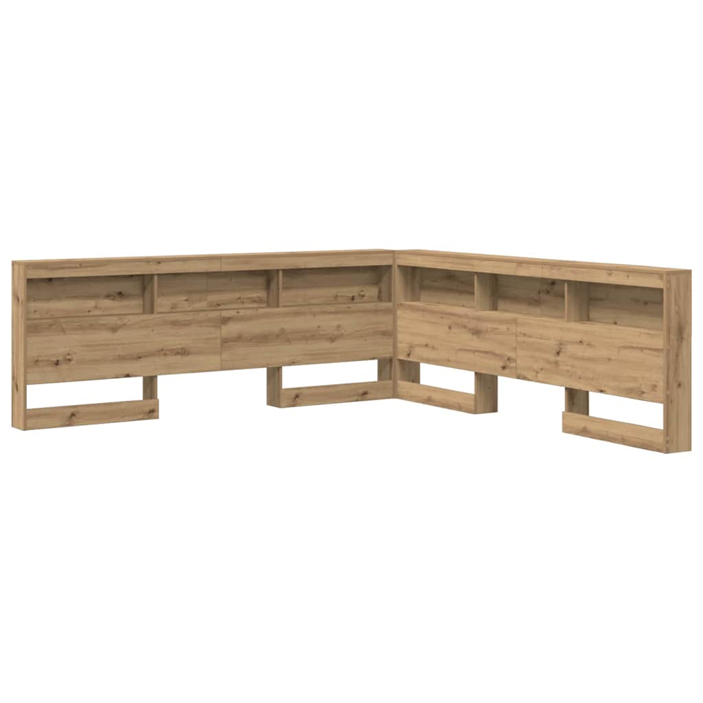 Opbevaringshovedgavl artisan eg 180 cm Konstrueret træ