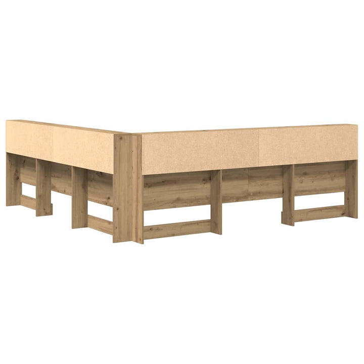 Opbevaringshovedgavl artisan eg 180 cm Konstrueret træ