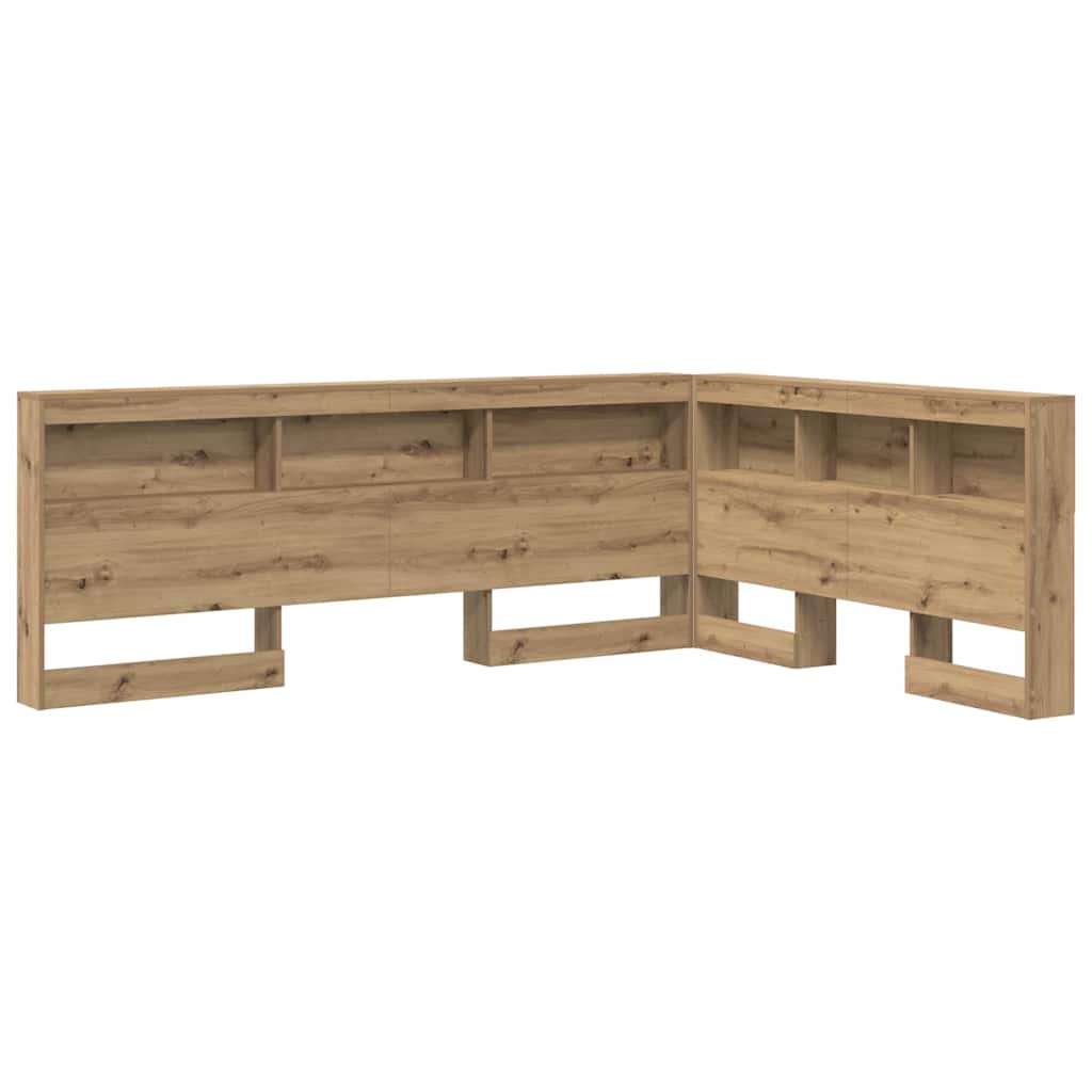 Opbevaringshovedgavl artisan eg 140 cm Konstrueret træ