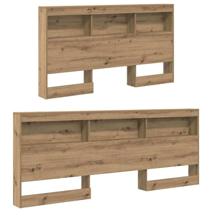 Opbevaringshovedgavl artisan eg 140 cm Konstrueret træ
