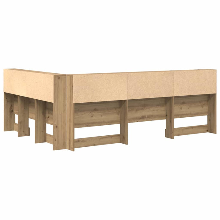 Opbevaringshovedgavl artisan eg 135 cm Konstrueret træ