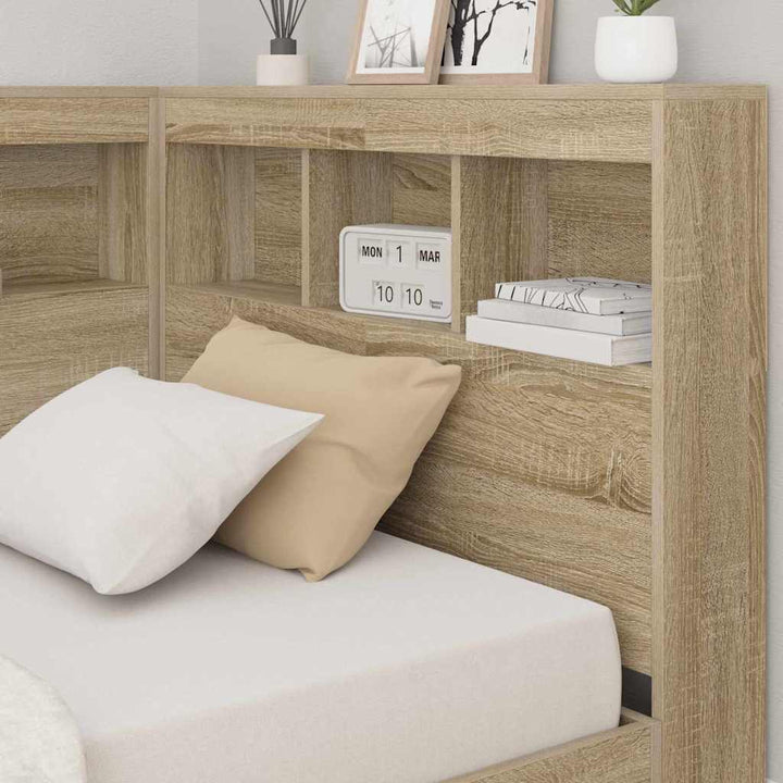 Bogreol Seng Sonoma eg 75 x 190 cm Konstrueret træ