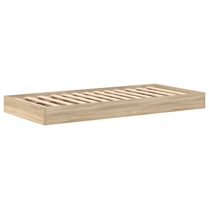 Bogreol Seng Sonoma eg 75 x 190 cm Konstrueret træ