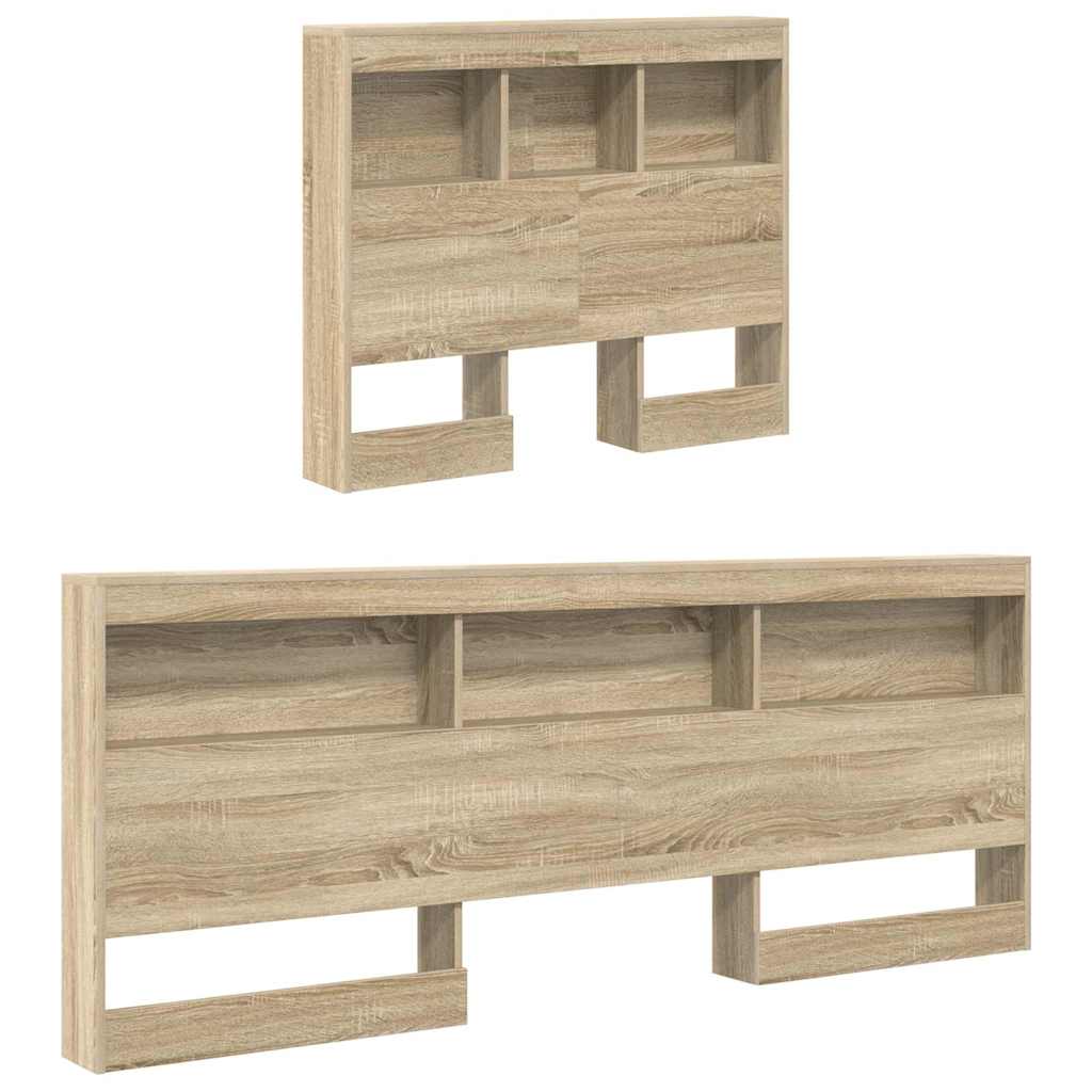 Bogreol Seng Sonoma eg 75 x 190 cm Konstrueret træ