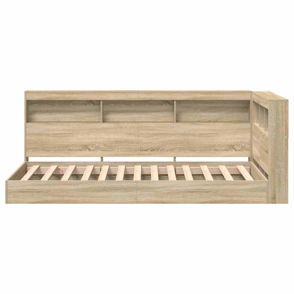 Bogreol Seng Sonoma eg 75 x 190 cm Konstrueret træ