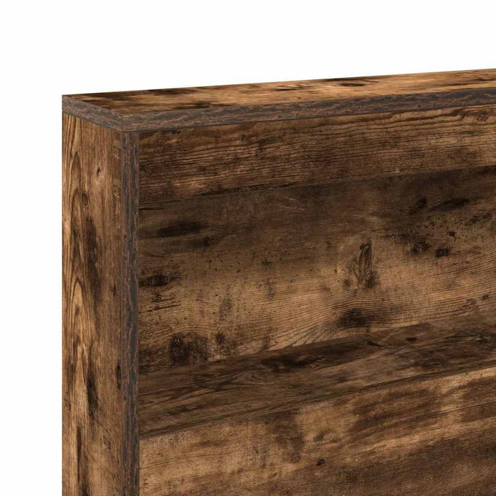 Bogreol Seng Røget eg 75 x 190 cm Konstrueret træ