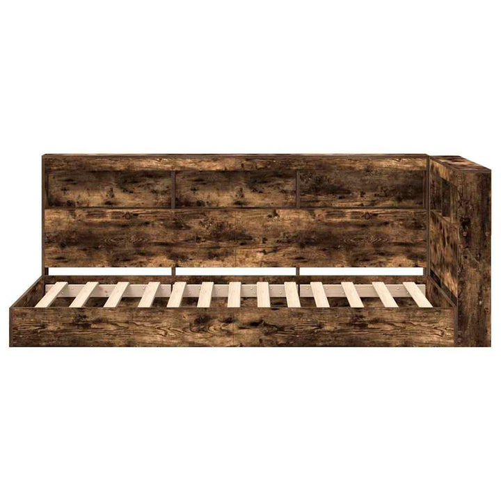 Bogreol Seng Røget eg 75 x 190 cm Konstrueret træ