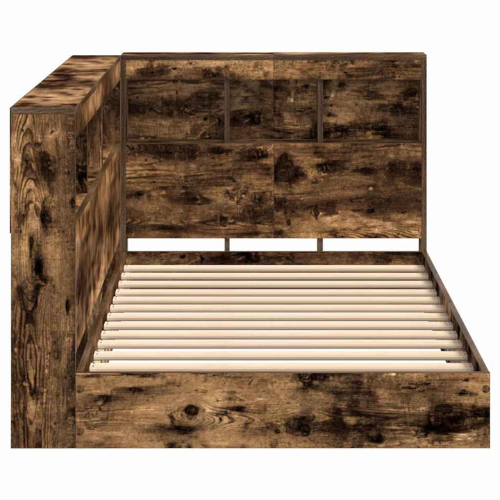 Bogreol Seng Røget eg 75 x 190 cm Konstrueret træ