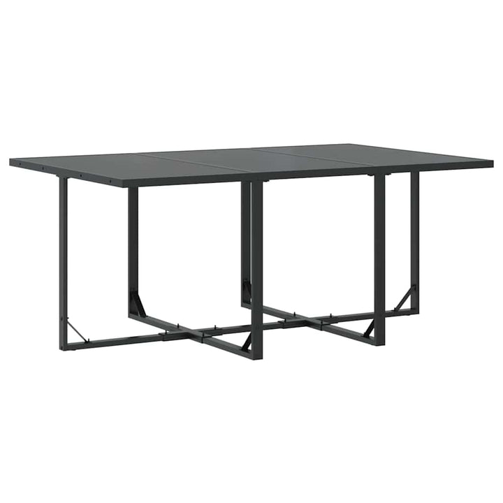 Have Spisebordssæt 7 pcs Sort Stål