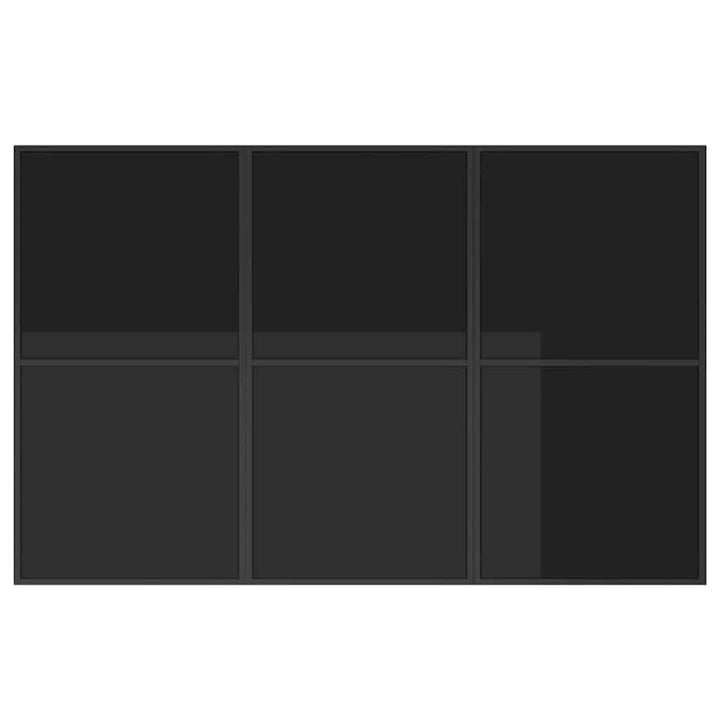 Have Spisebordssæt 7 pcs Sort Stål