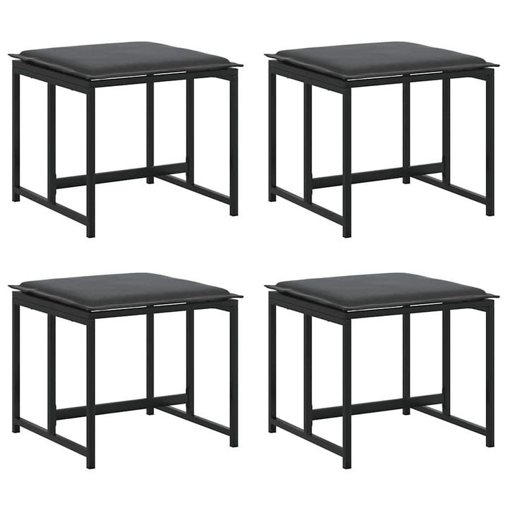 Have Spisebordssæt 13 pcs Sort Stål