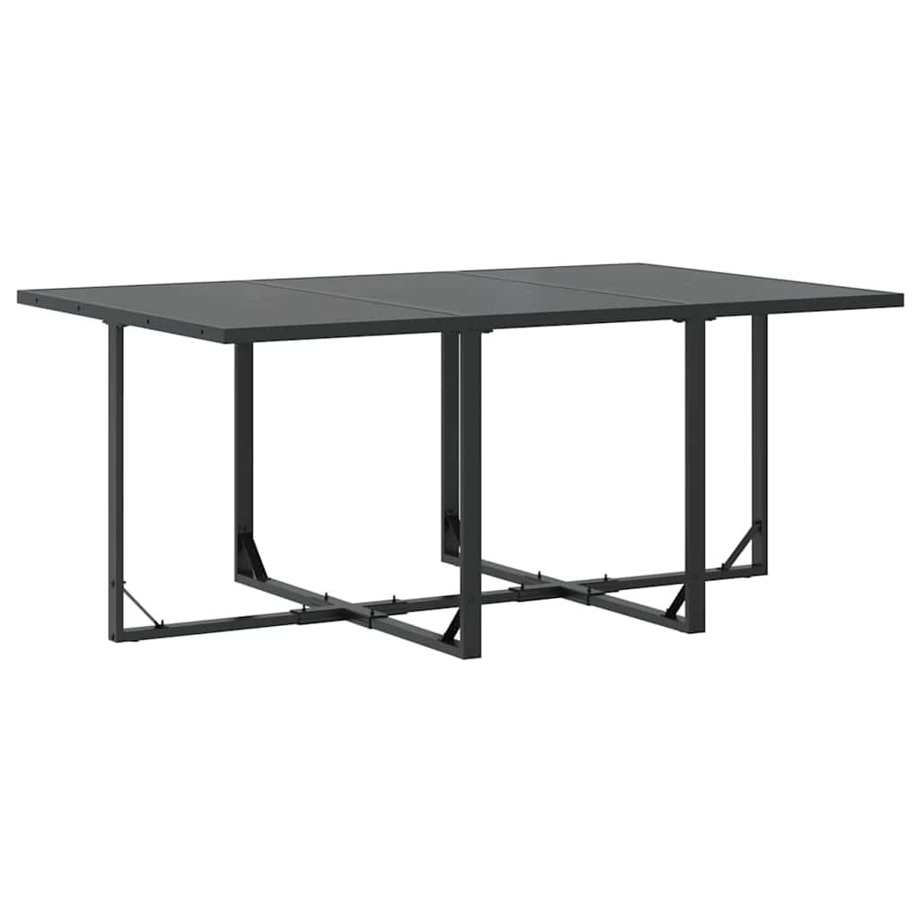 Have Spisebordssæt 7 pcs Sort Stål