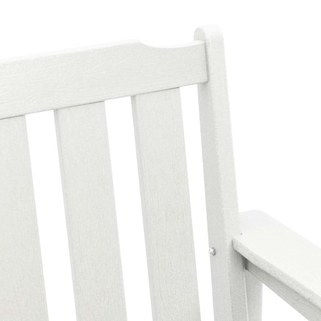 Havemøbel spise stol 4 pcs Hvid 65.5 x 55.5 x 88cm Plastik