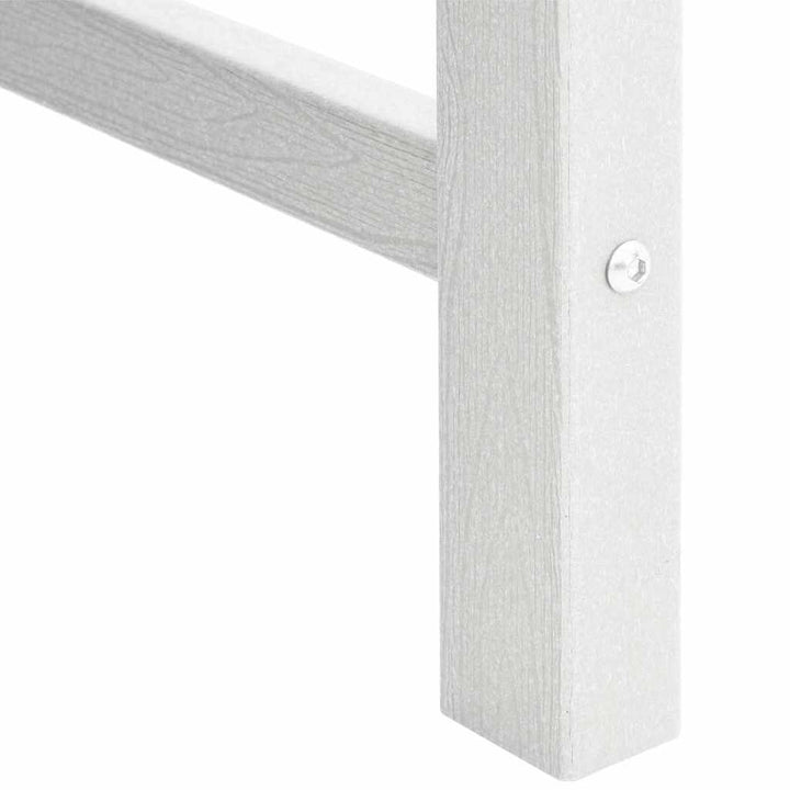 Havemøbel spise stol 4 pcs Hvid 65.5 x 55.5 x 88cm Plastik