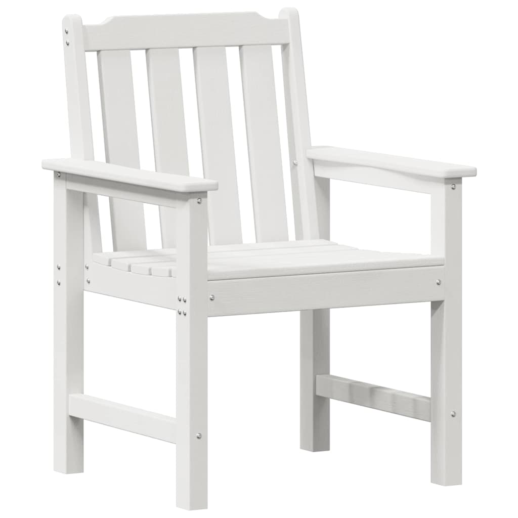 Havemøbel spise stol 4 pcs Hvid 65.5 x 55.5 x 88cm Plastik