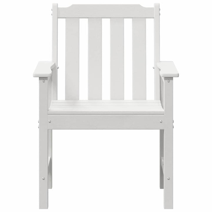 Havemøbel spise stol 4 pcs Hvid 65.5 x 55.5 x 88cm Plastik