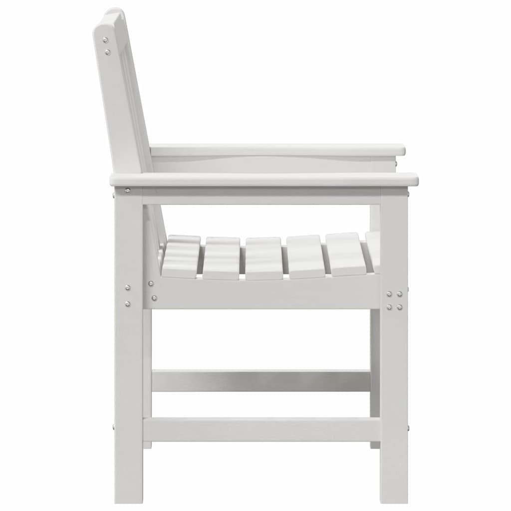 Havemøbel spise stol 4 pcs Hvid 65.5 x 55.5 x 88cm Plastik