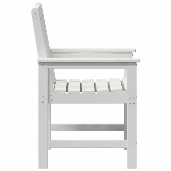 Havemøbel spise stol 4 pcs Hvid 65.5 x 55.5 x 88cm Plastik