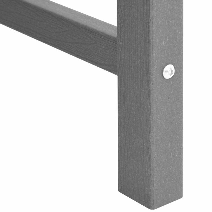 Havemøbel spise stol 4 pcs Lysegrå 65.5 x 55.5 x 88cm Plastik