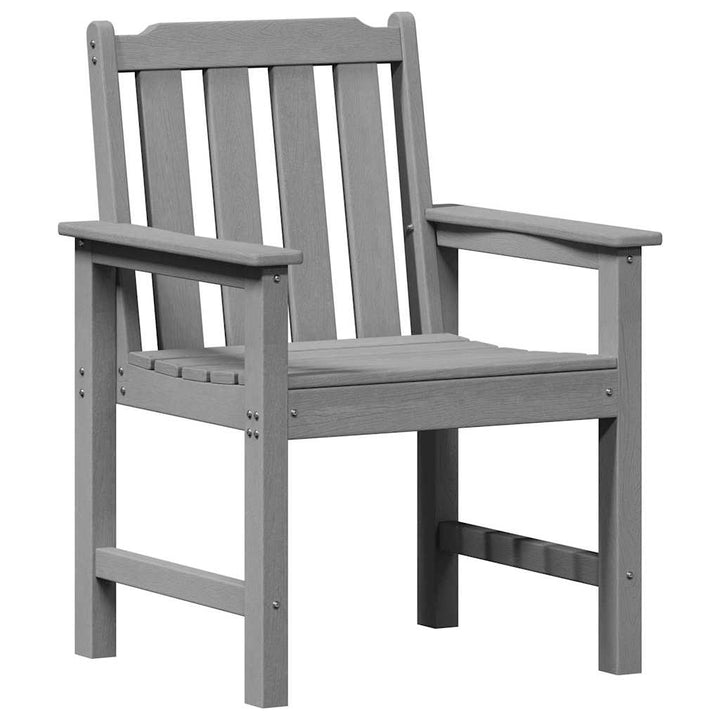 Havemøbel spise stol 4 pcs Lysegrå 65.5 x 55.5 x 88cm Plastik