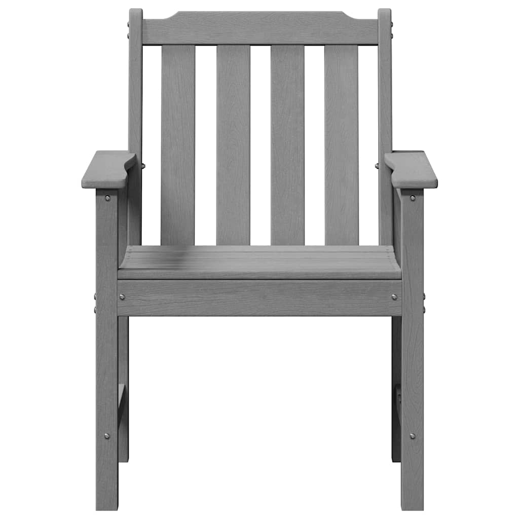 Havemøbel spise stol 4 pcs Lysegrå 65.5 x 55.5 x 88cm Plastik