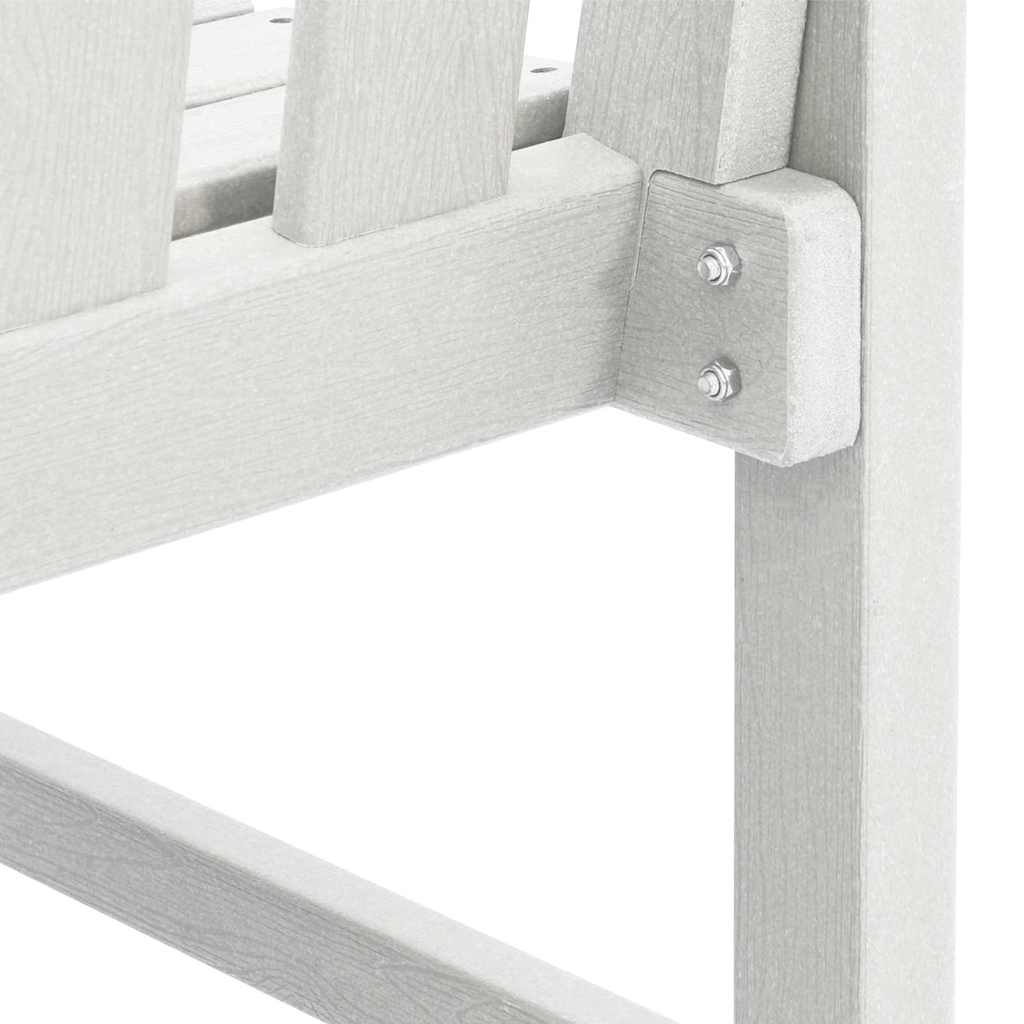 Havemøbel spise stol 6 pcs Hvid 65.5 x 55.5 x 88cm Plastik