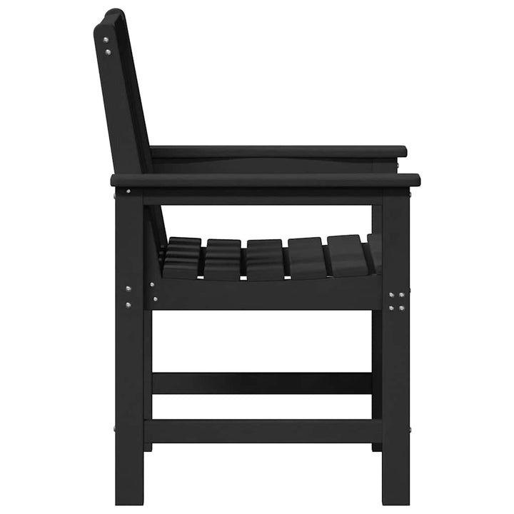 Havemøbel spise stol 6 pcs Sort 65.5 x 55.5 x 88cm Plastik