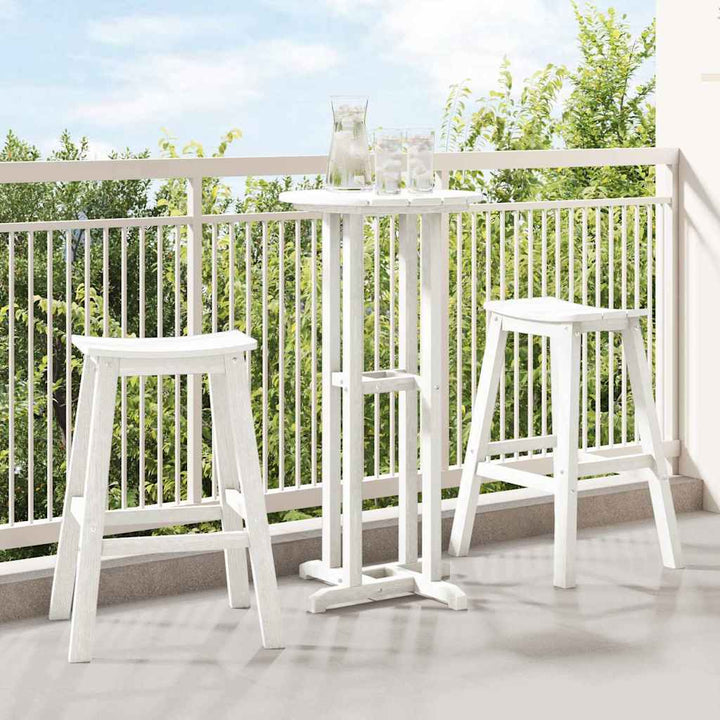 Have bar sæt 3 pcs Hvid HDPE