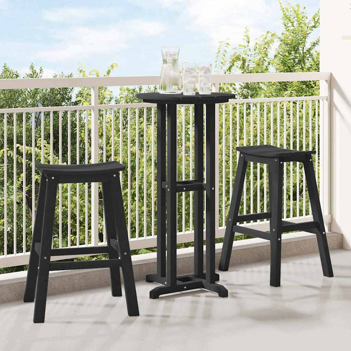 Have bar sæt 3 pcs Sort HDPE