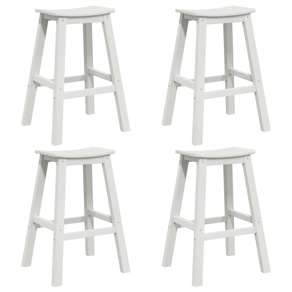 Have bar sæt 4 pcs Hvid HDPE