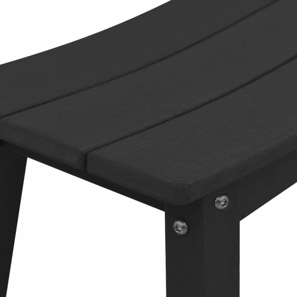 Have bar sæt 4 pcs Sort HDPE