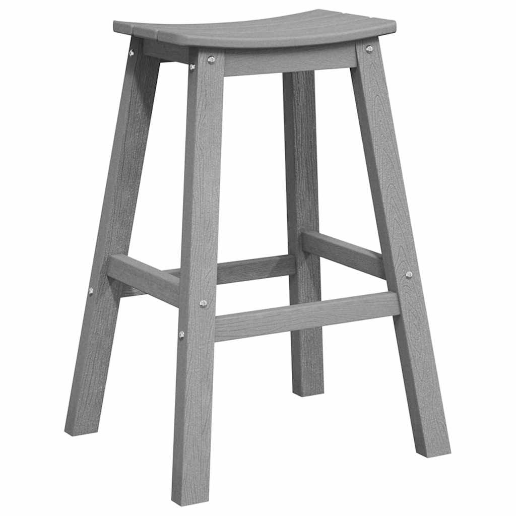 Have bar sæt 4 pcs Lysegrå HDPE