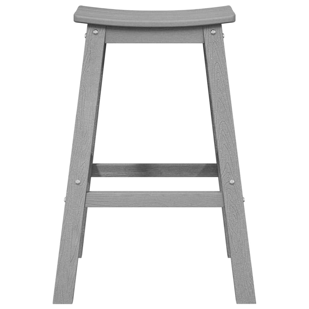Have bar sæt 6 pcs Lysegrå HDPE
