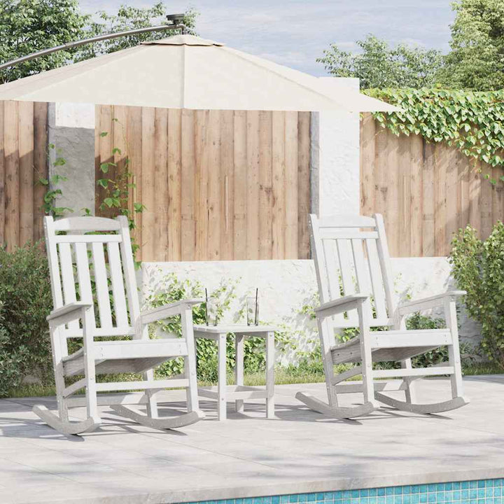 Have Gyngestol 2 pcs Hvid 70 x 92 x 108cm Plastik