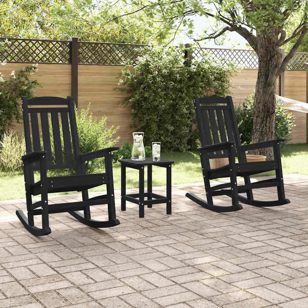Have Gyngestol 2 pcs Sort 70 x 92 x 108cm Plastik