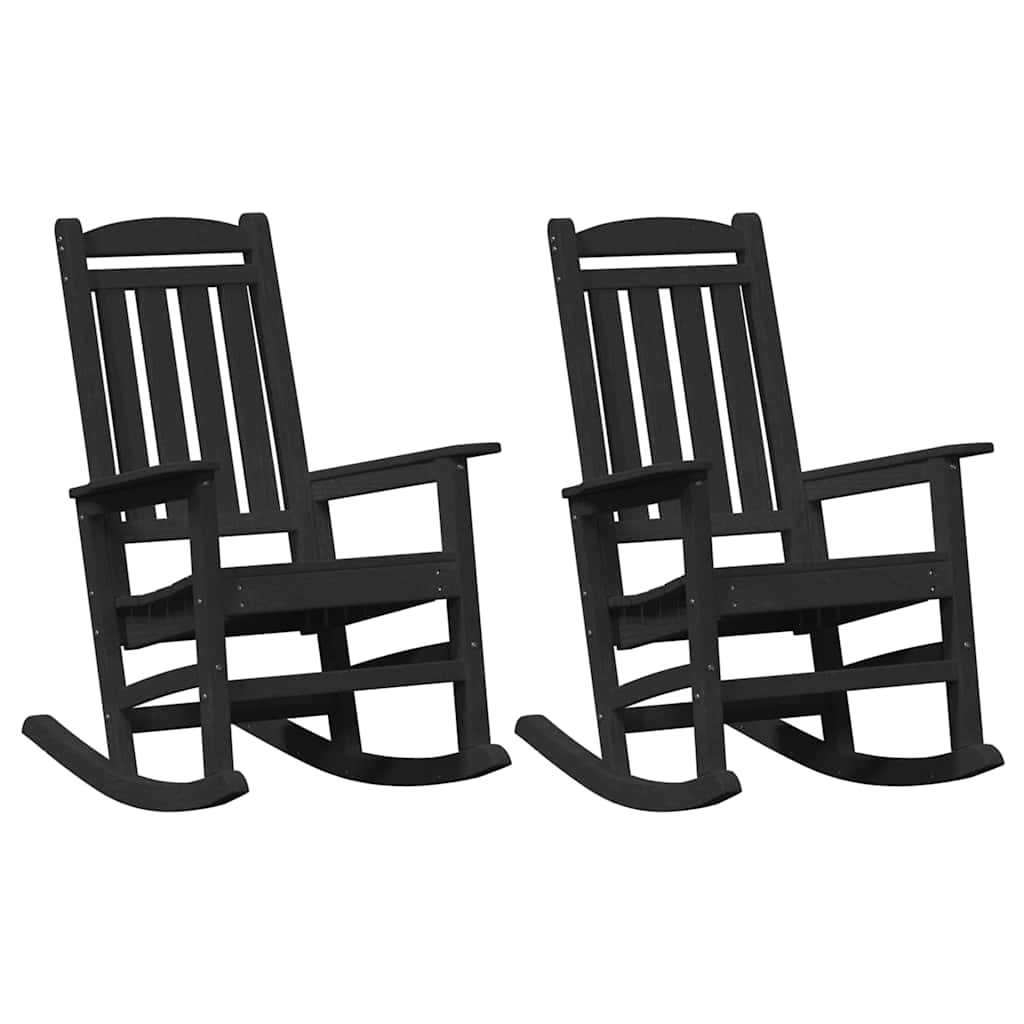 Have Gyngestol 2 pcs Sort 70 x 92 x 108cm Plastik