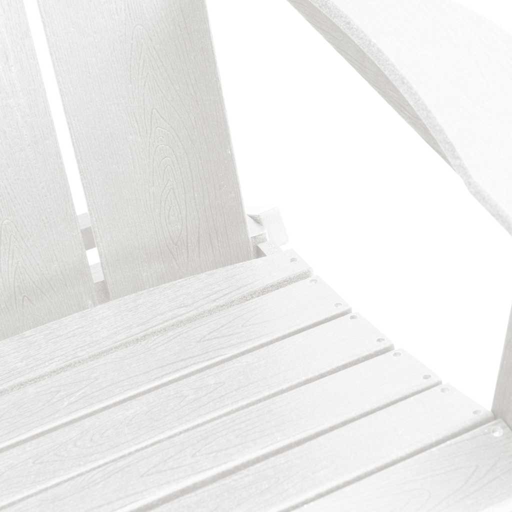 Havemøbler til lounge 2 pcs Hvid 74.5 x 80.5 x 90cm Plastik