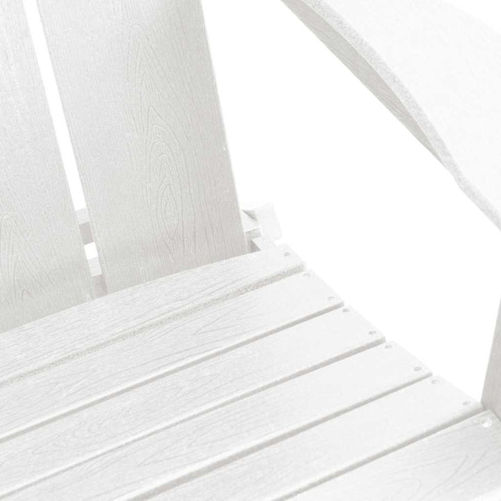 Havemøbler til lounge 2 pcs Hvid 74.5 x 80.5 x 90cm Plastik