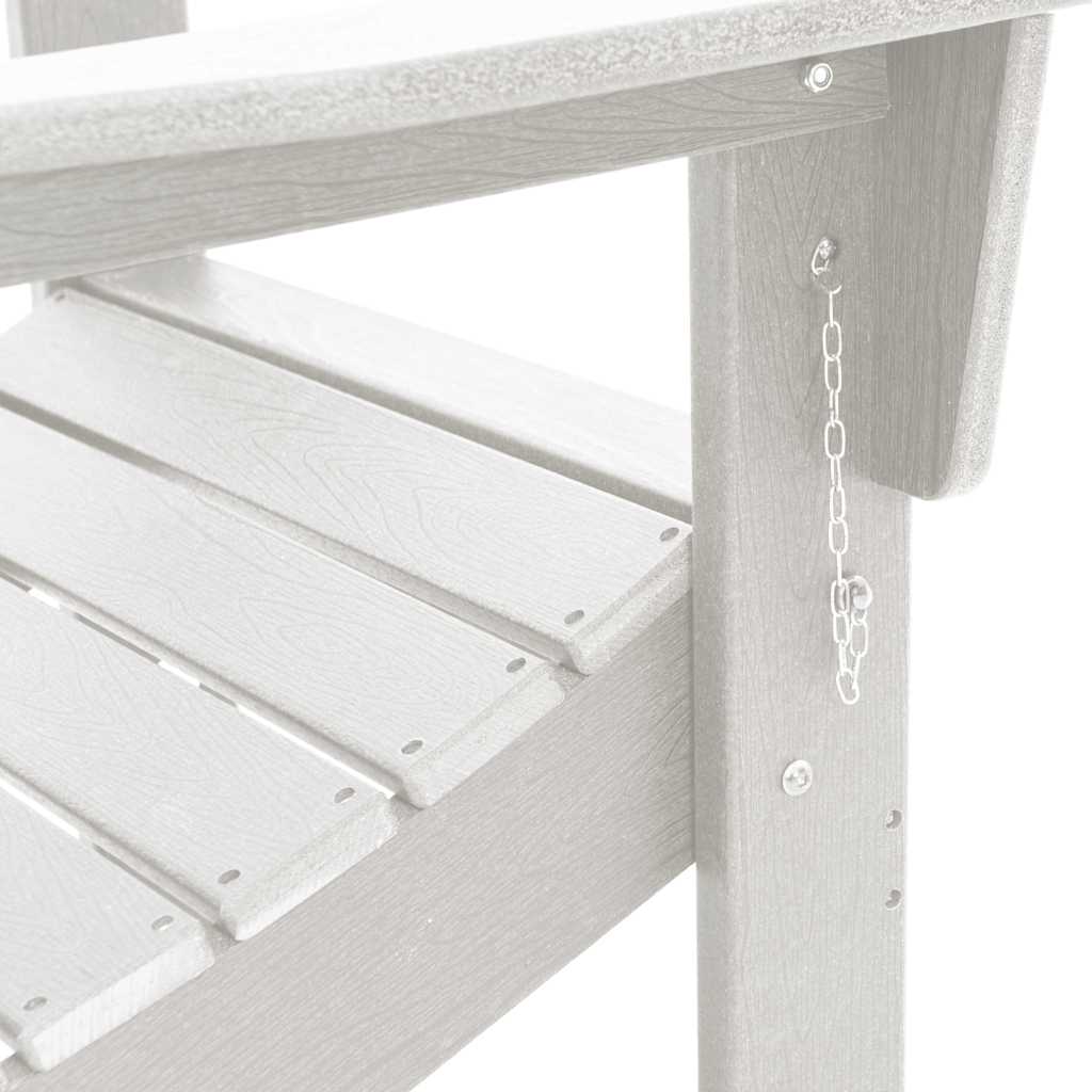 Havemøbler til lounge 2 pcs Hvid 74.5 x 80.5 x 90cm Plastik