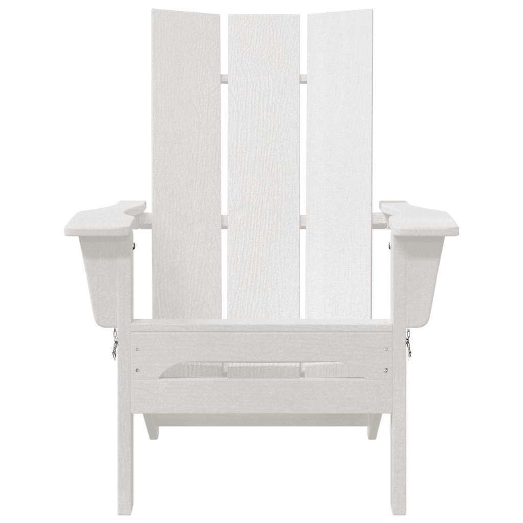 Havemøbler til lounge 2 pcs Hvid 74.5 x 80.5 x 90cm Plastik