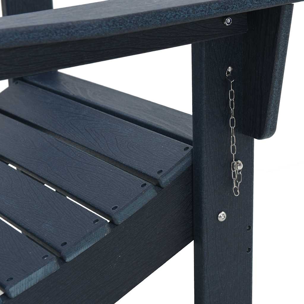 Havemøbler til lounge 2 pcs Marineblå 74.5 x 80.5 x 90cm