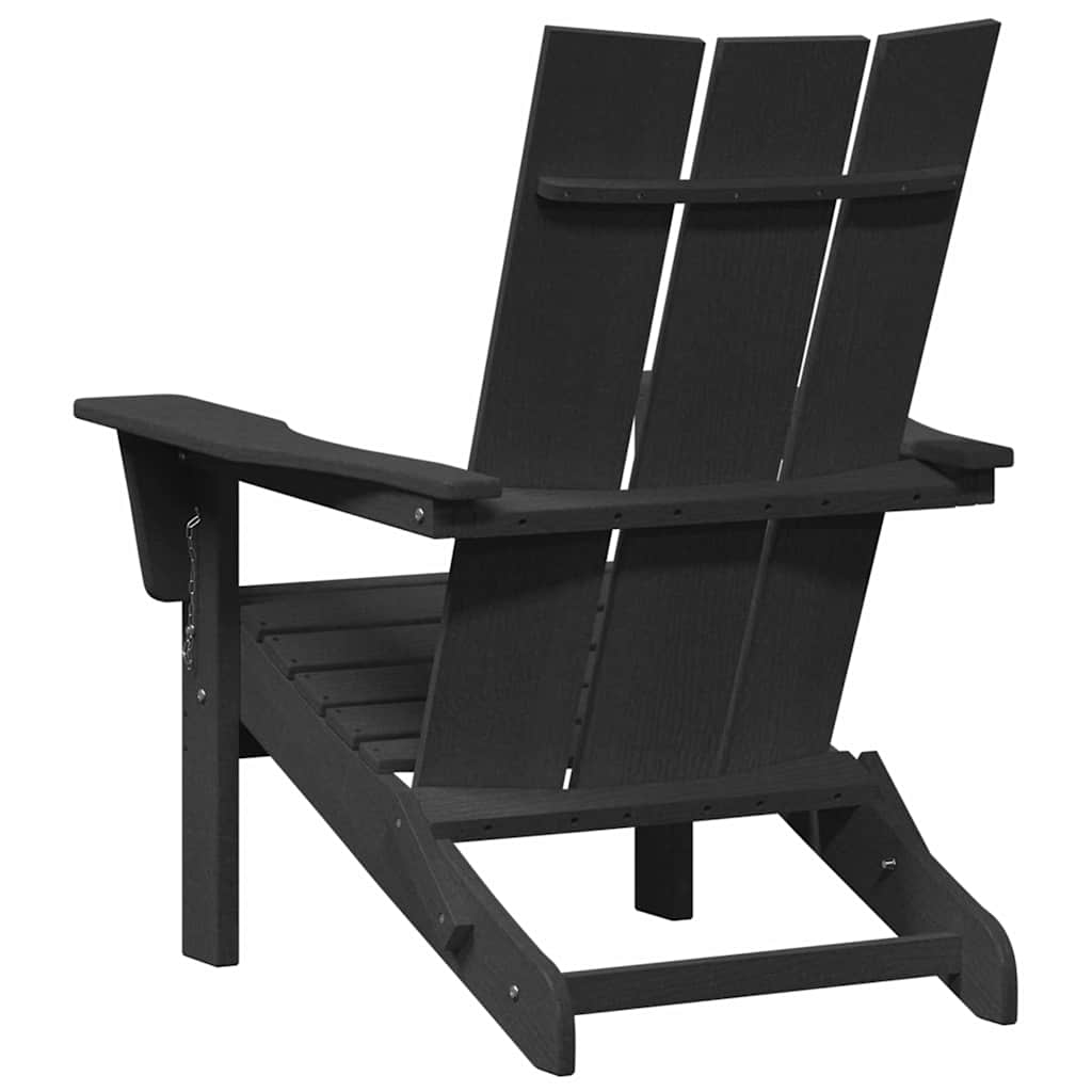 Havemøbler til lounge 2 pcs Sort 74.5 x 80.5 x 90cm Plastik